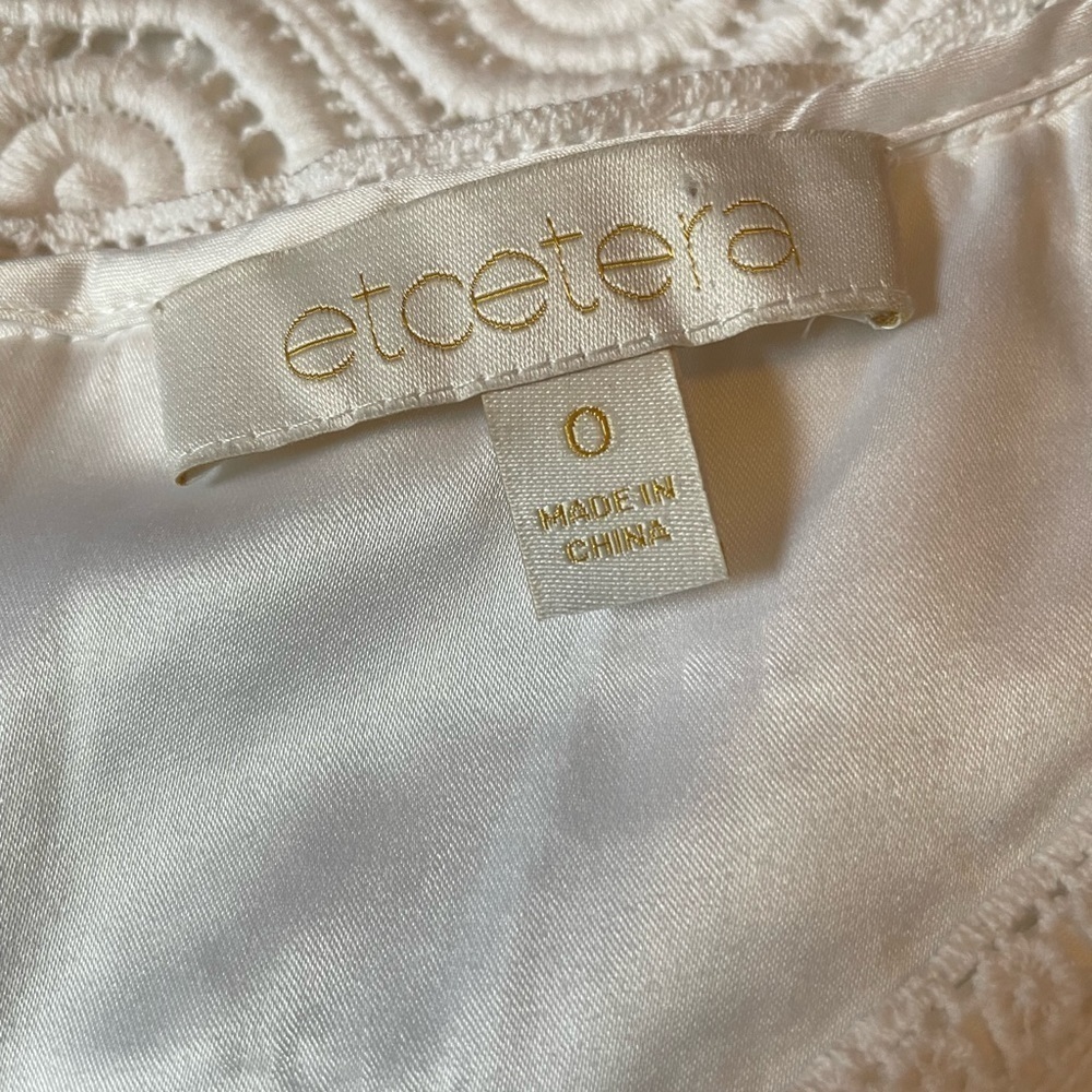 Etcetera white crocheted dress - Picture 3 of 6
